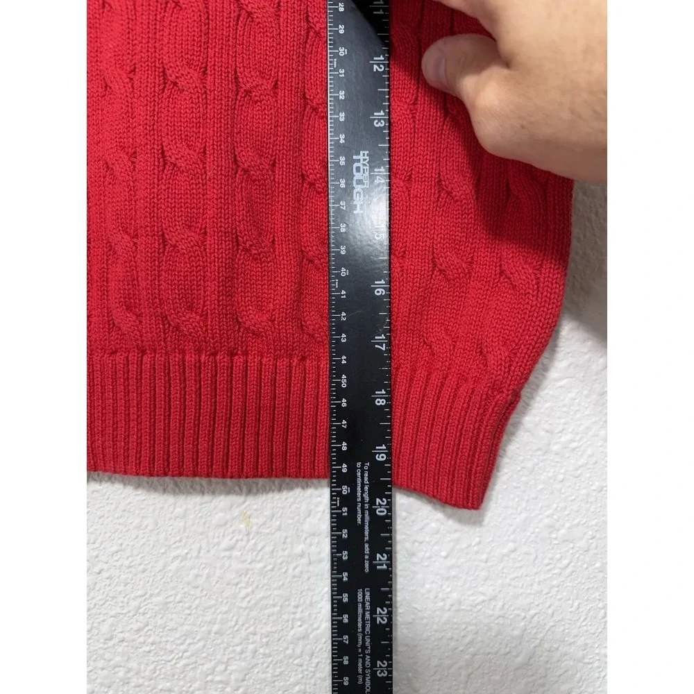 Boys Ralph Lauren Red Vest 8 Preppy School Cotton Classic Dressy